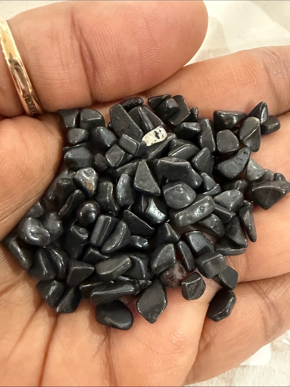 70cts. Natural black onyx Gemstone Rough Chips Loose For Making Jewelry